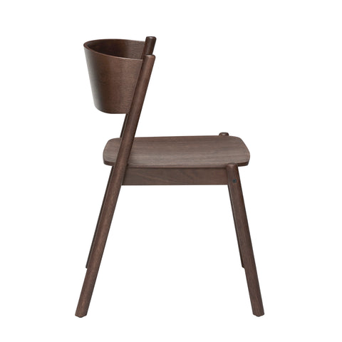 Oblique dining chair