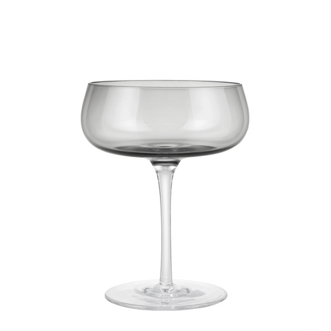 Set of two glasses for champagne White